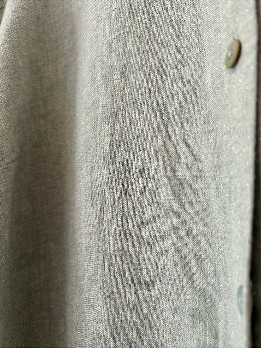 Eileen Fisher Woman Sparkle Linen Tunic Dress - Picture 9 of 11